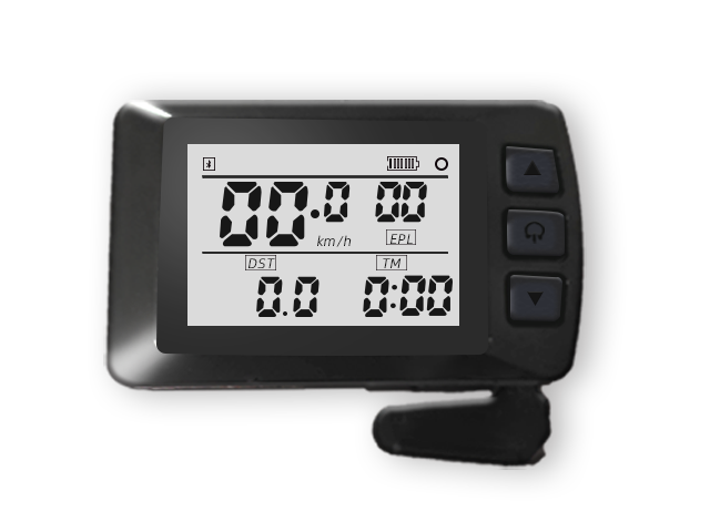DW03T Bluetooth display with thumb throttle