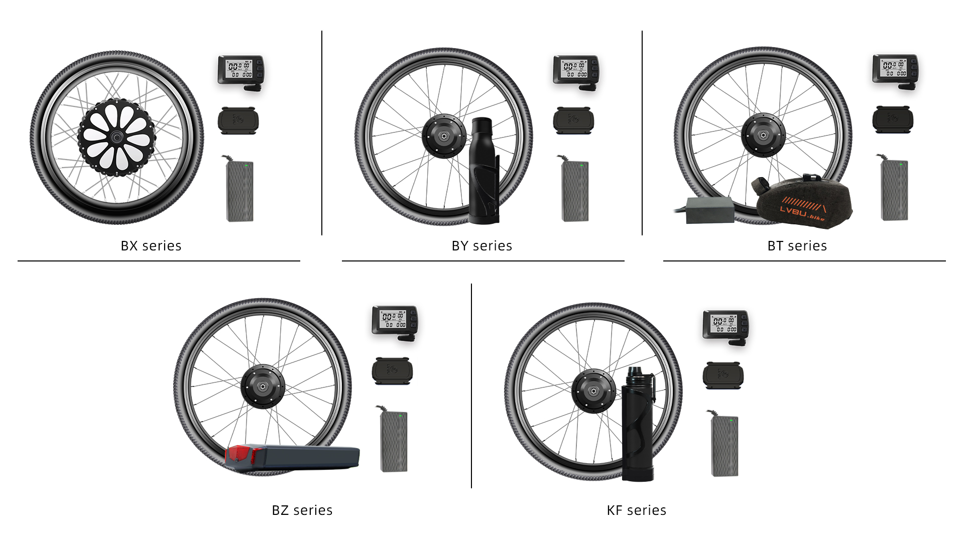 NewsLvbu ebike kit,electric bicycle conversion kit controller motor