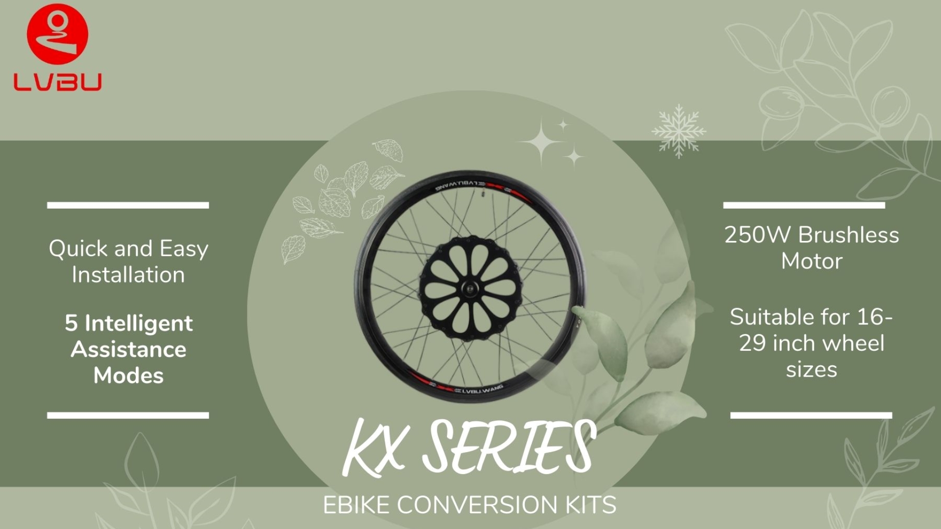 Protect Your Knees and Ride Smarter with LVBU's KX Series E-Bike Conversion Kits