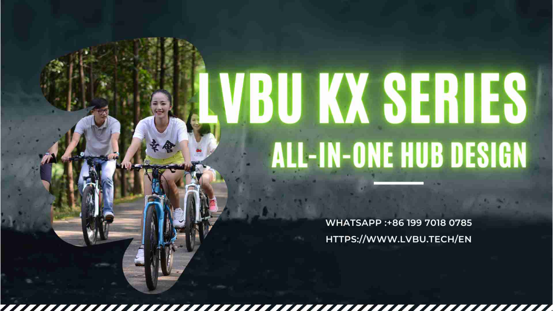 Challenge Your Perception of Electric-Assist Bicycles with the LVBU KX Series Hub Motor Kit