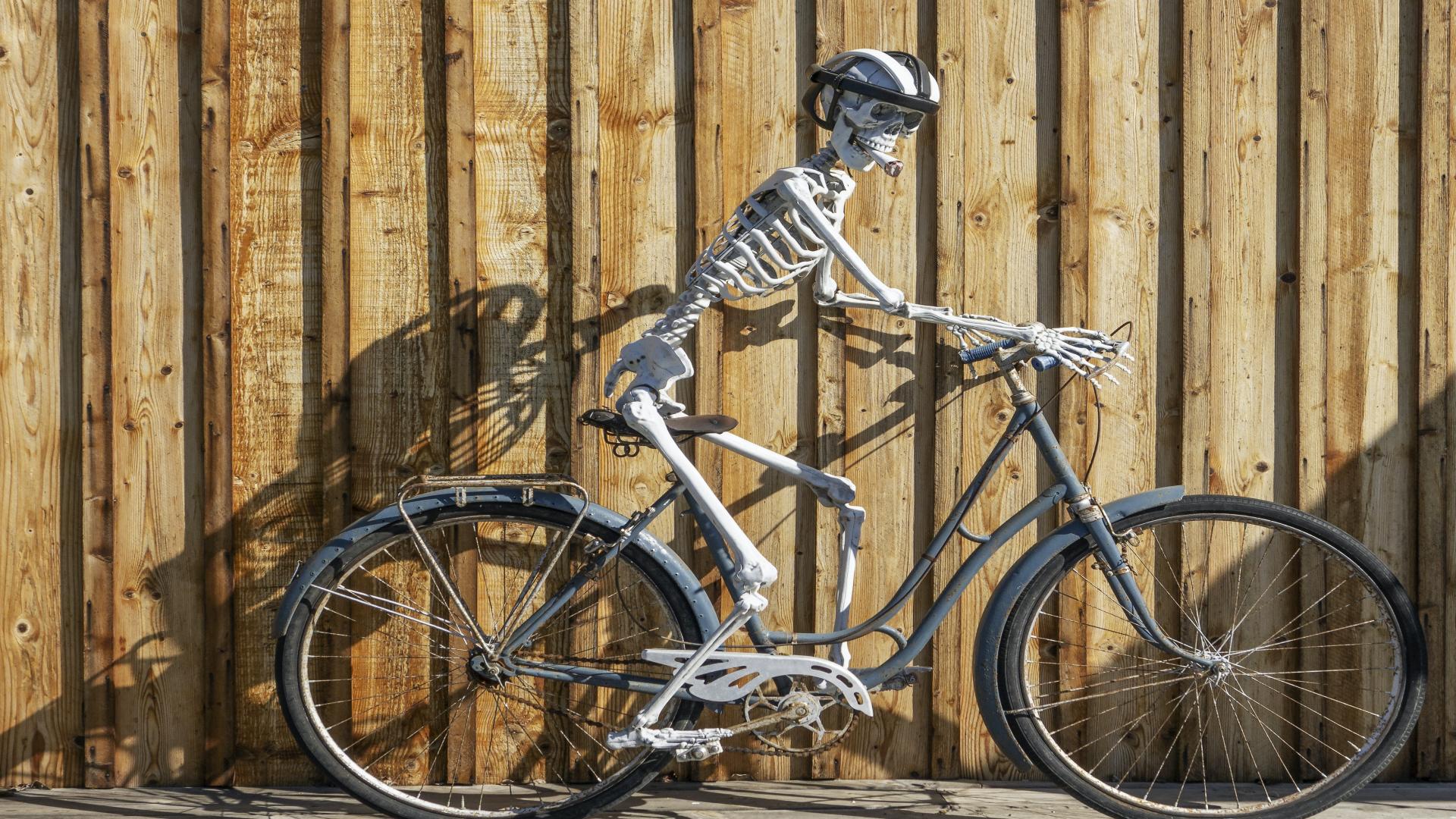 Urban New Halloween, ride your bike and go for some mischief.
