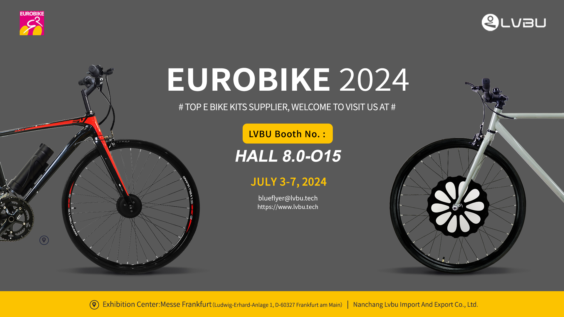 Welcome to participate in EUROBIKE 2024!