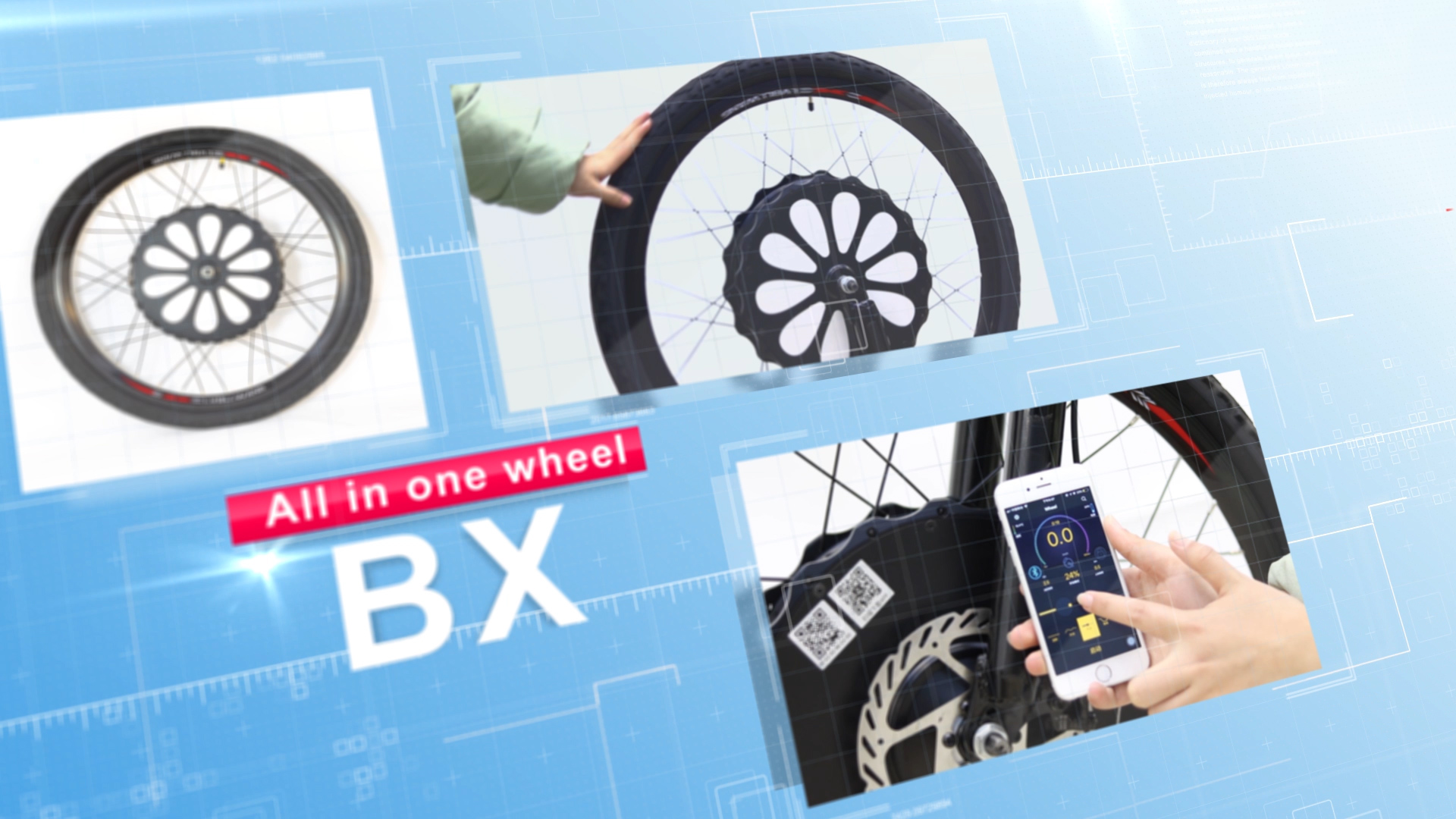 BX BY BT Promotional Video-electric bike kit front wheel