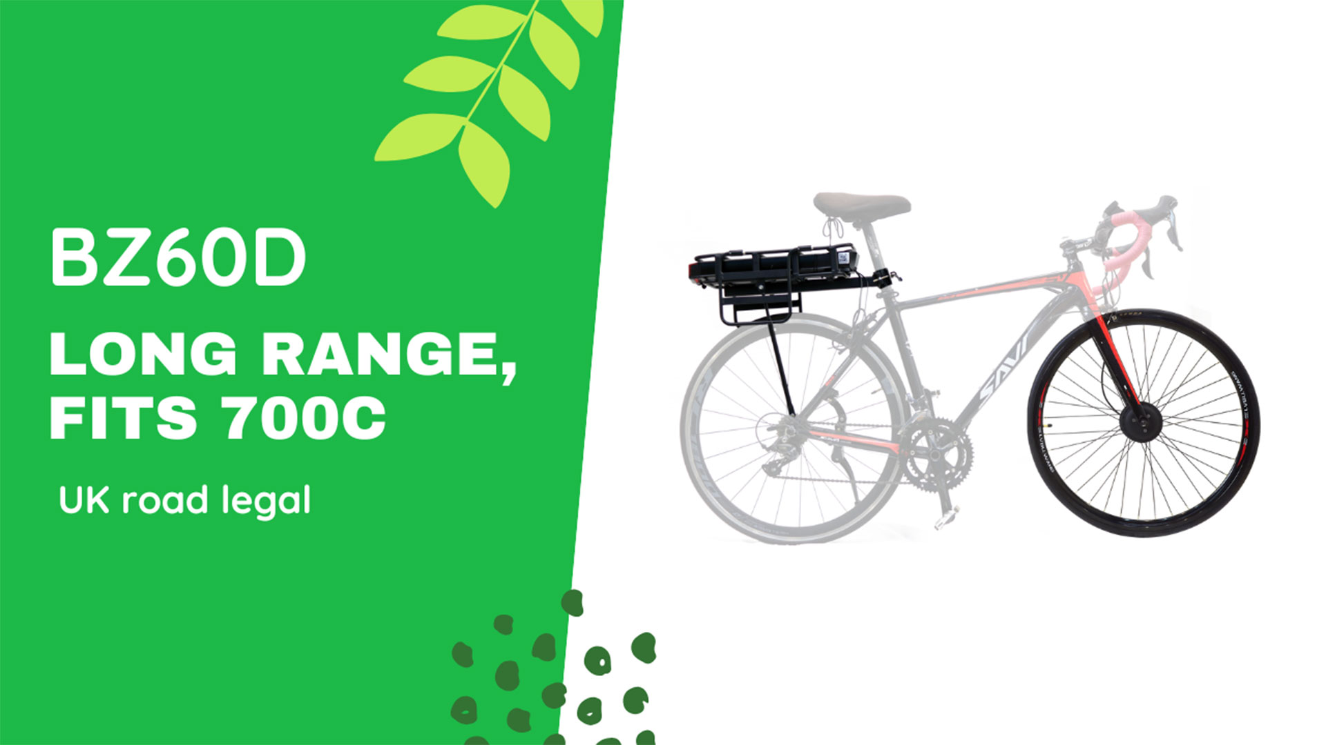 UK E-Bike Kit – Long Range, Fits 700c, DIY Install!