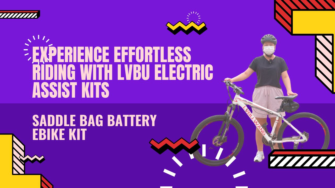 Saddle Bag Battry Ebike Kit ‖ Experience Effortless Riding with Lvbu Electric Assist Kits