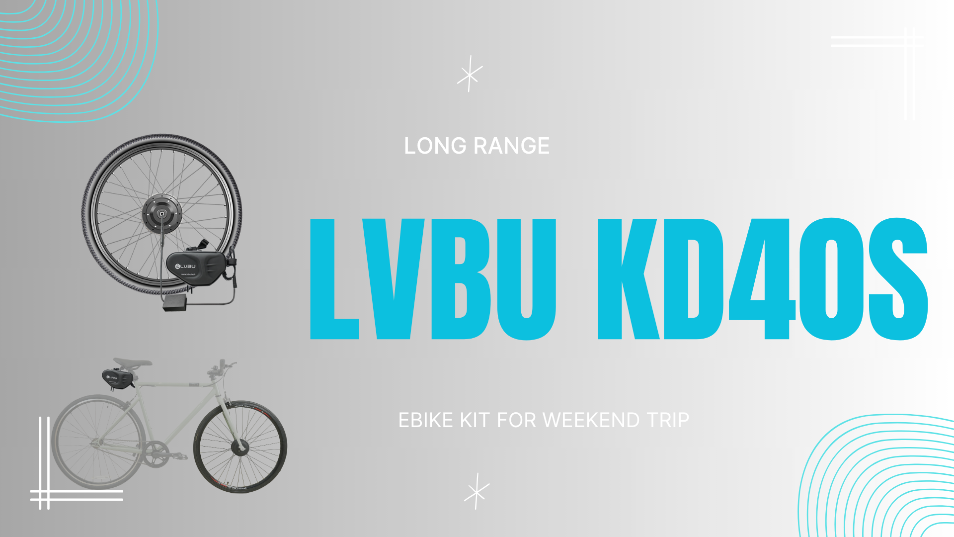 Lvbu KD40S Smart E Bike Kit – Easy Install, 120km Range, Small Controller | Test Ride & Features