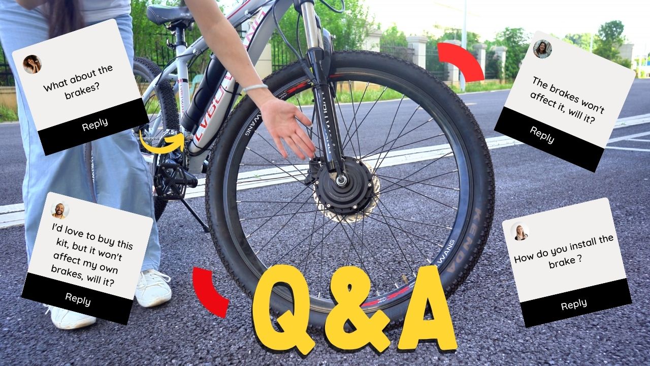 What about the original bike brake system after modification?