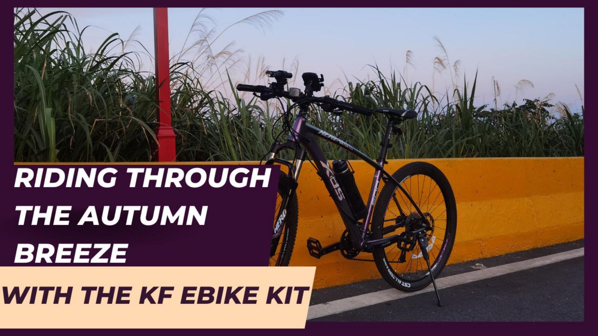 Riding Through the Autumn Breeze with the KF ebike kit.
