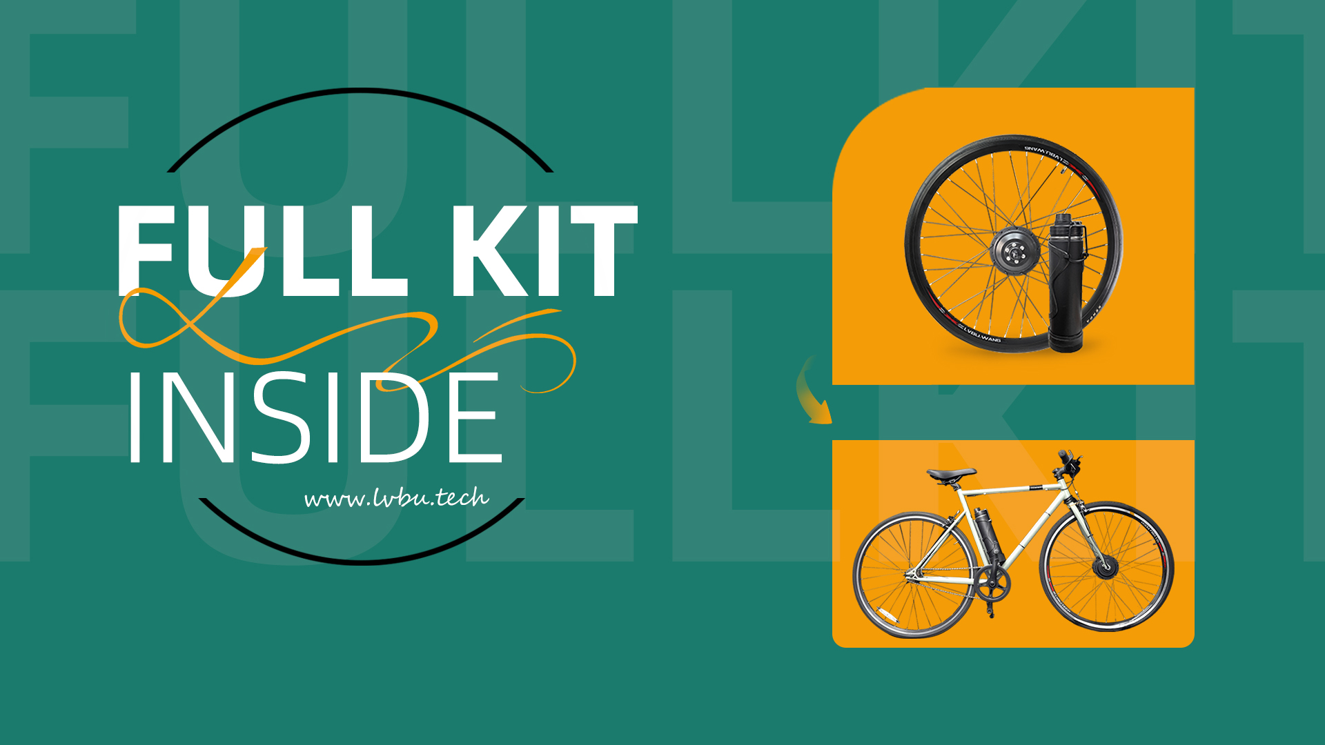 Unboxing a 250W E Bike Kit KF30S