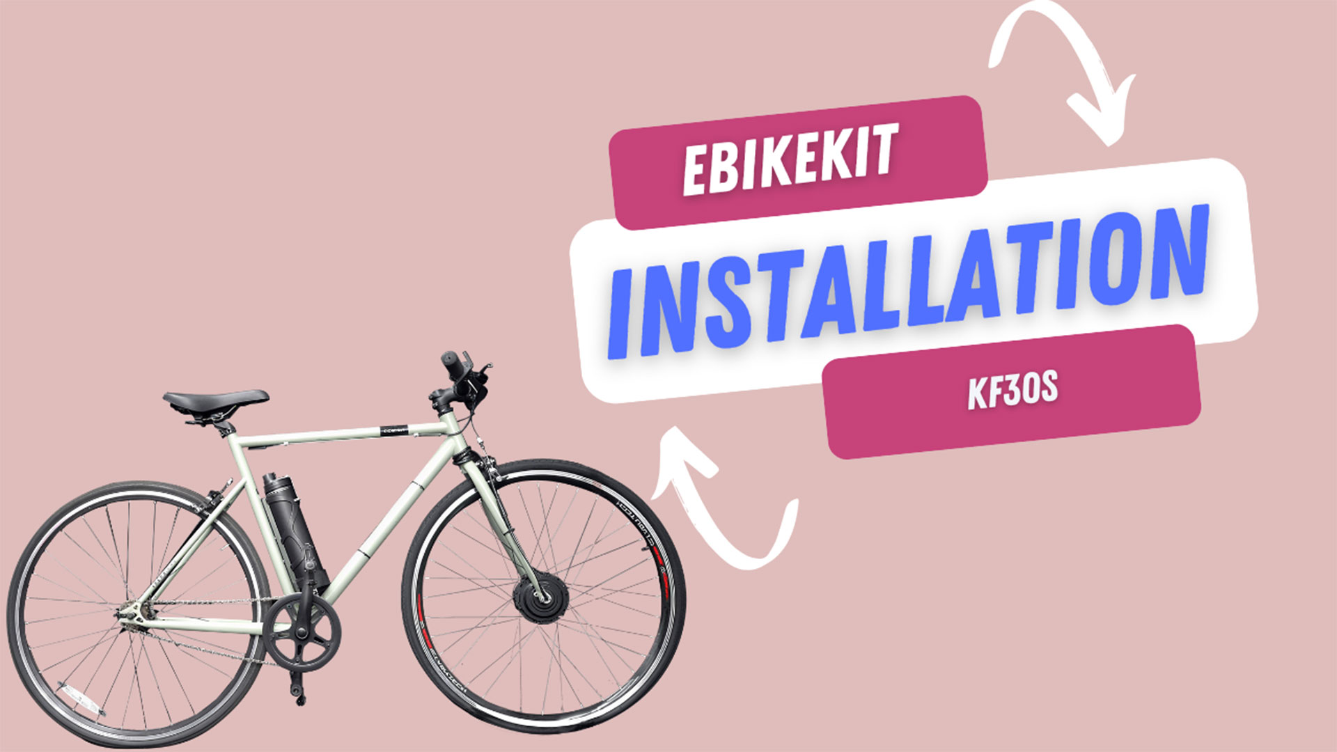 Electric Bike Conversion Kit Unboxing & Install! Lvbu KF30S Upgrade!