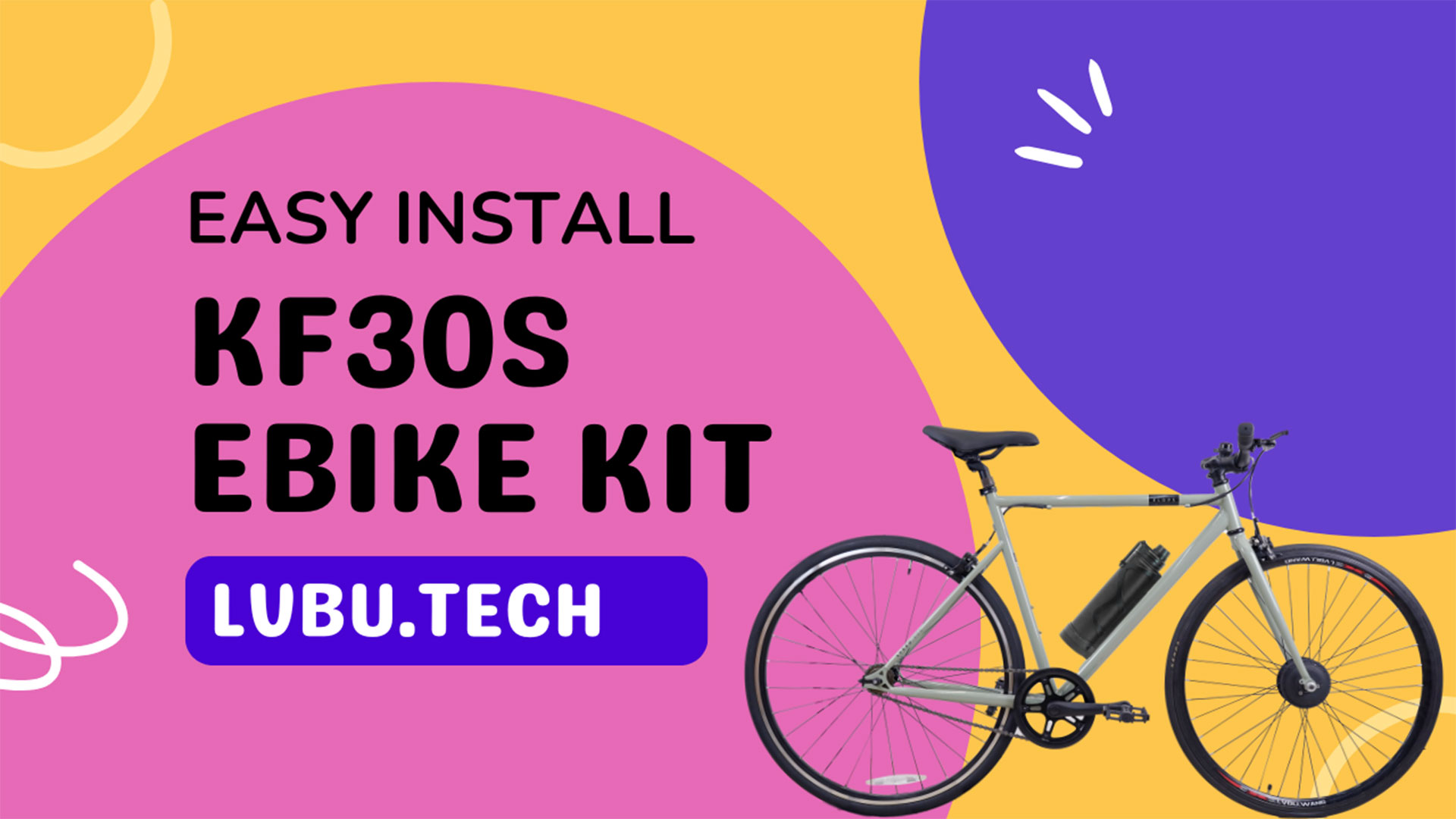 Easy Install Electric Bike Kit for 28 Inch Bikes | Smooth Natural Pedal Assist