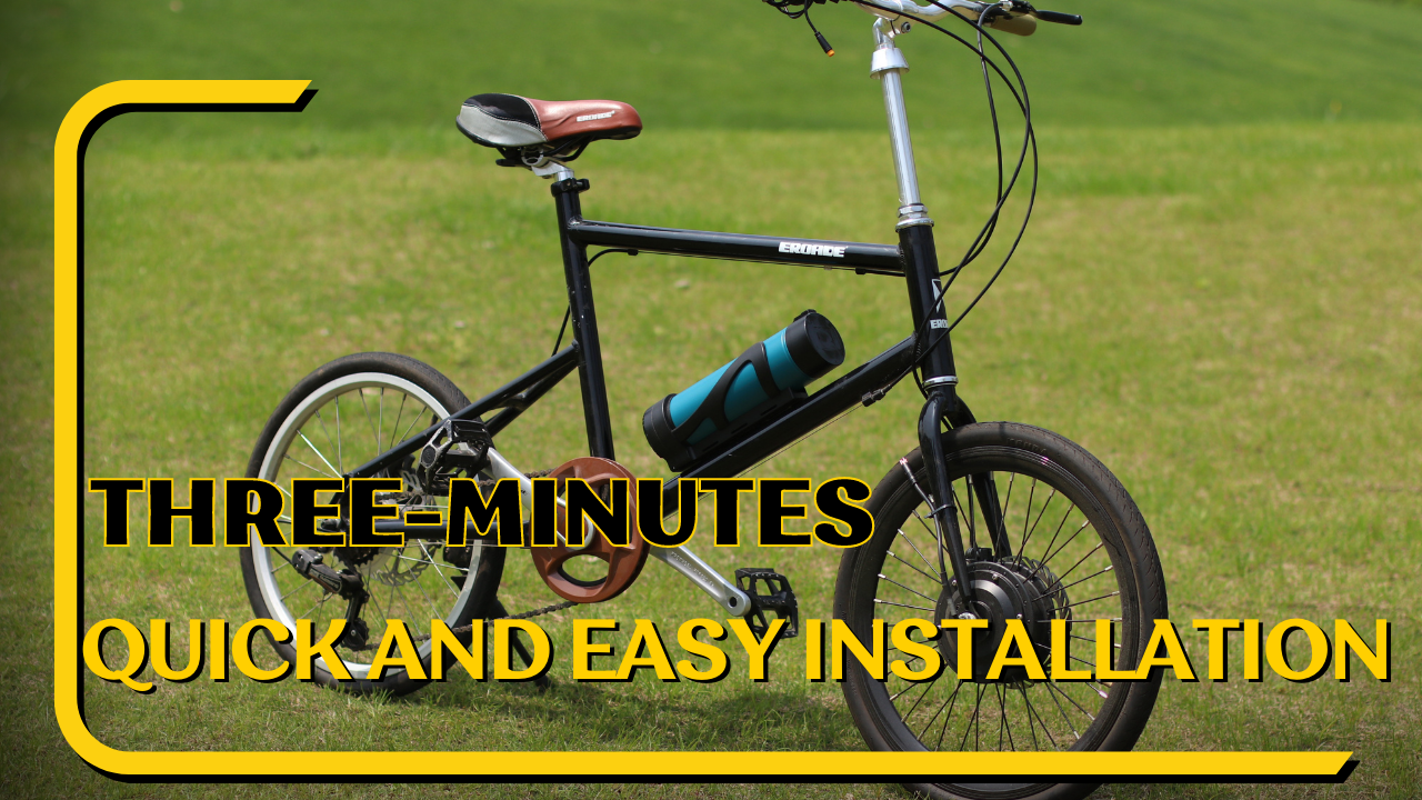 Upgraded Bottle Battery Ebike Kit ‖ The Most Powerful and Convenient Commuting Solution for Cyclist