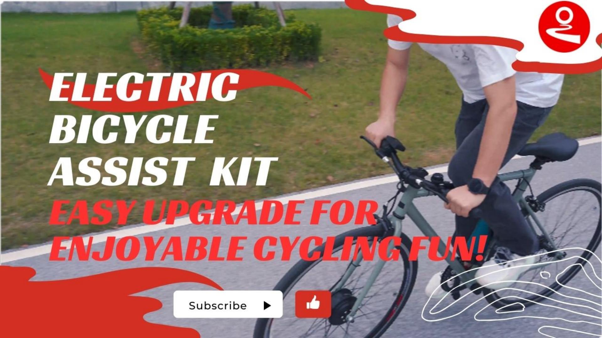 Electric Bicycle Assist New Kit - Easy Upgrade for Enjoyable Cycling Fun!