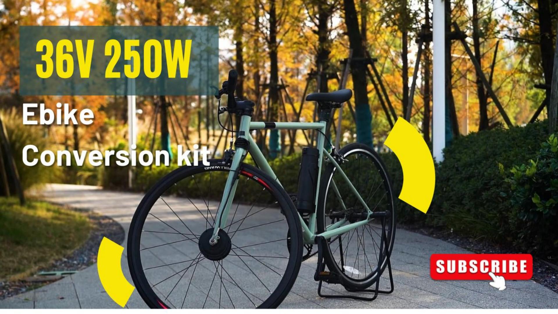 Super Convenient! Electric Bike Kit Makes Your Bicycle an E-bike