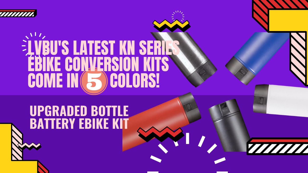 Upgraded Bottle Battery Ebike Kit ‖ Vibrant Choices: Exploring the Five Colors of Battery