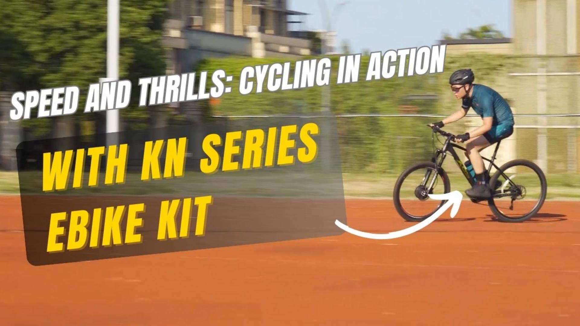 KN Bottle battery ebike kit// Speed and Thrills: Cycling in Action