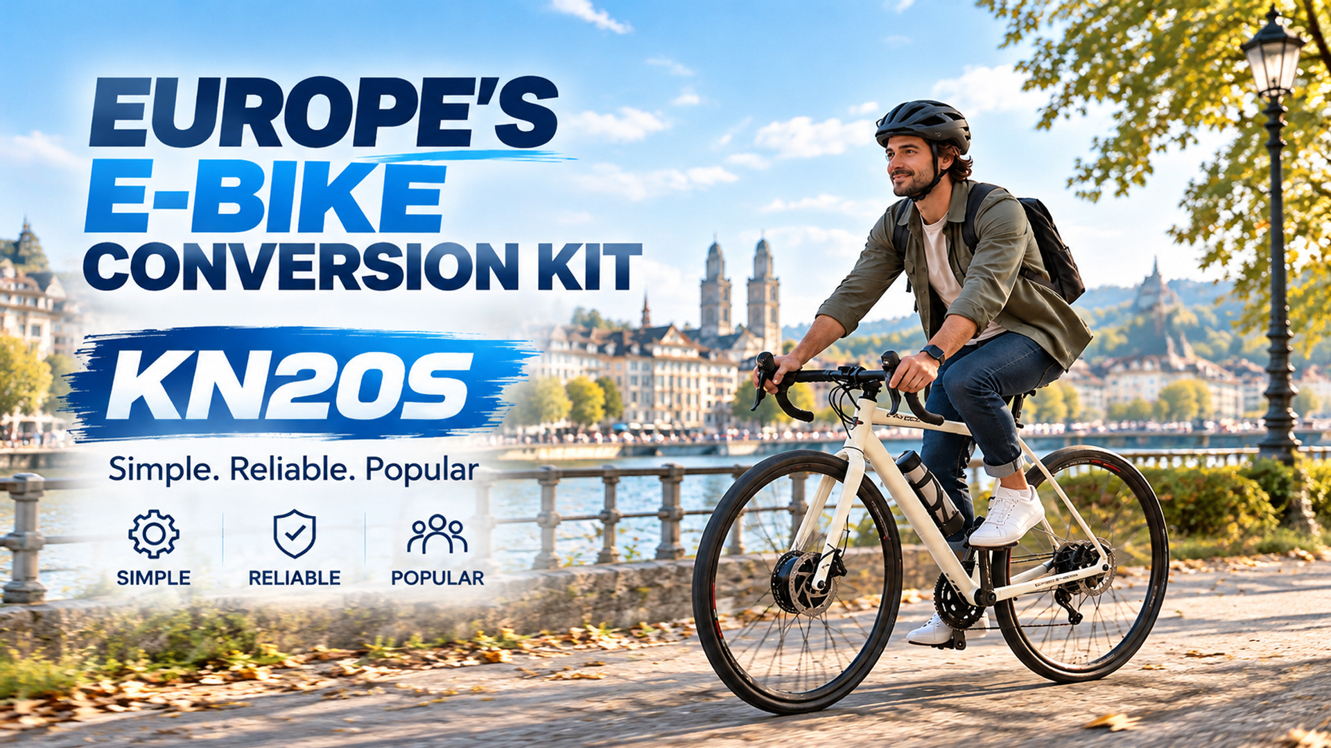 Europe Loves This E-Bike Conversion Kit | LVBU KN20S