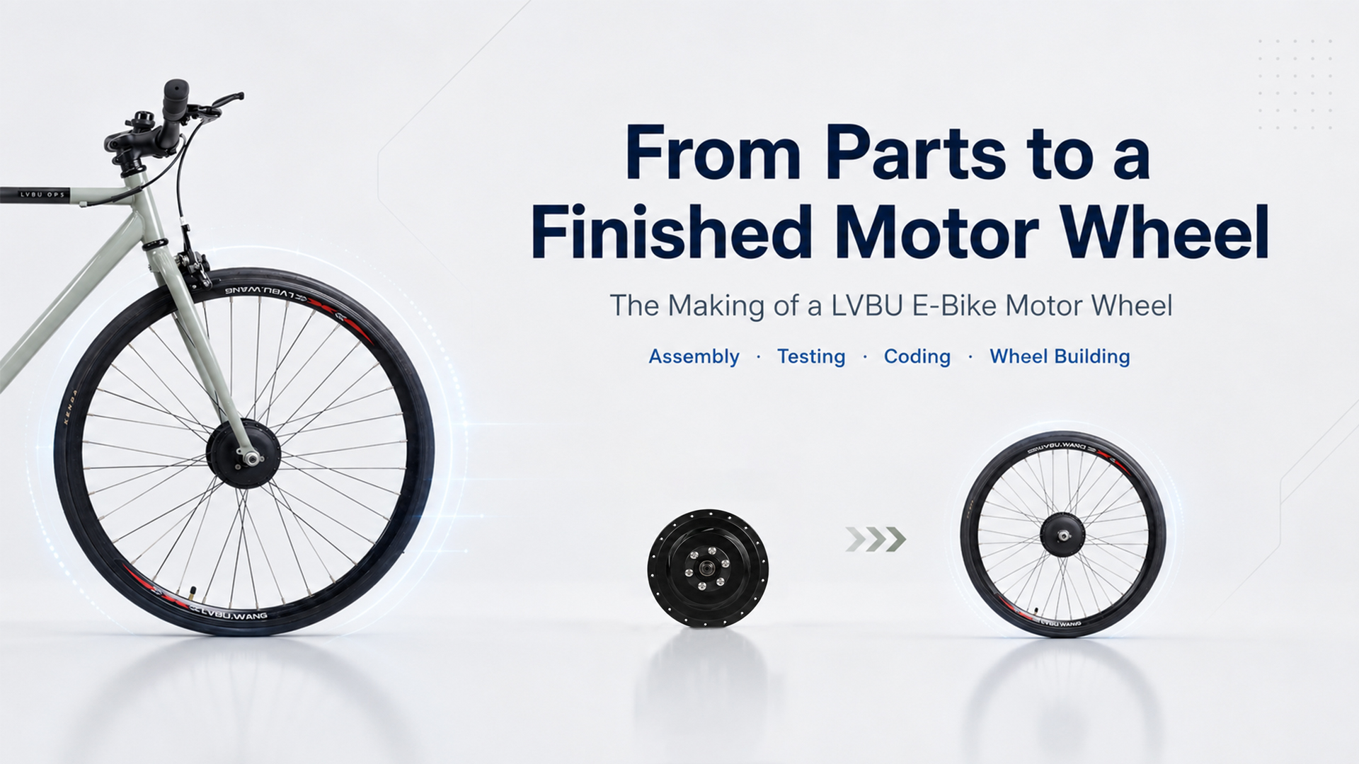 From Parts To A Powerful E-Bike Motor Wheel