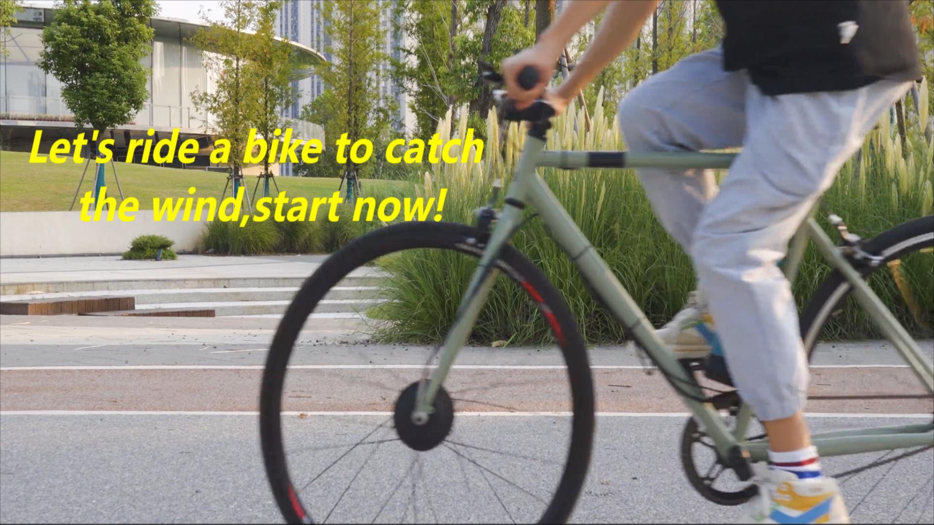 Let's ride a bike to catch the wind,start now!//LVBU Bottle Battery Ebike Kit KN20S