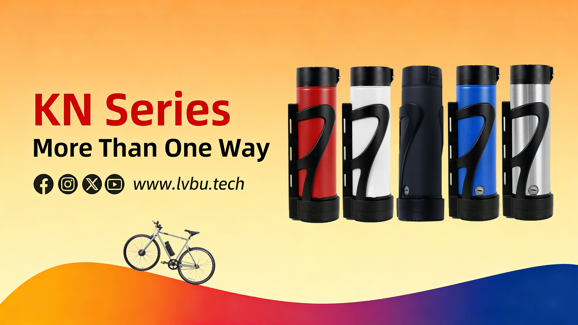 Front Wheel E-Bike Conversion Kit | Multiple Battery Colors