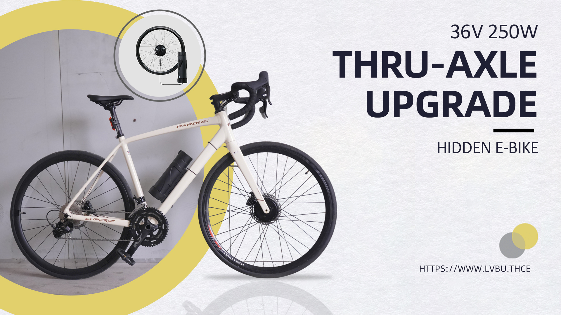 No one realizes this thru axle bike becomes electric