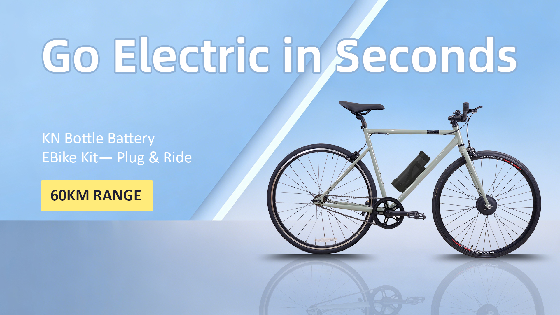 Say goodbye to sweaty uphill rides | KN20S eBike Kit