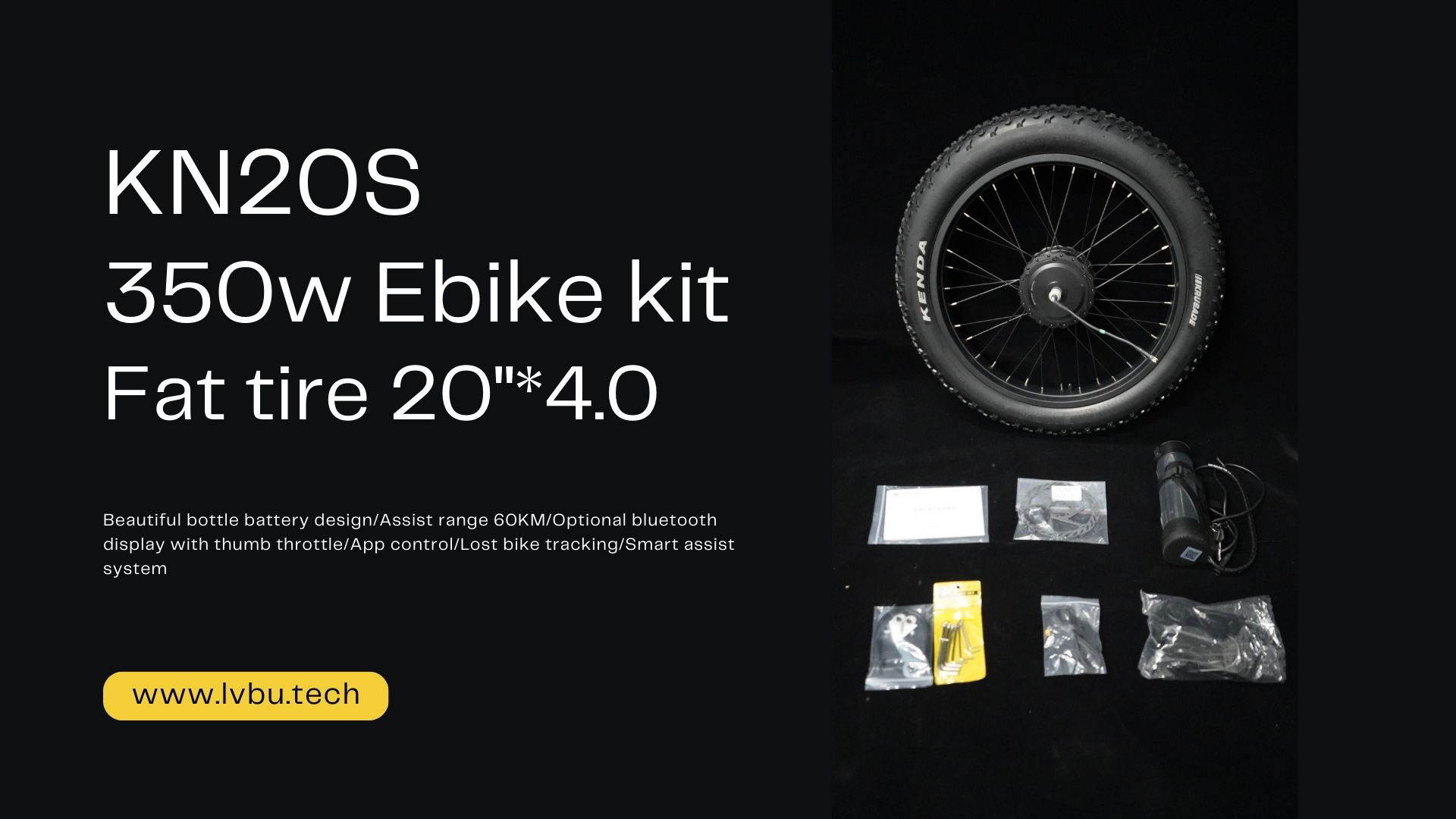 Fat Tire KN20S E Bike Kit Ordered by a U.S. Customer!