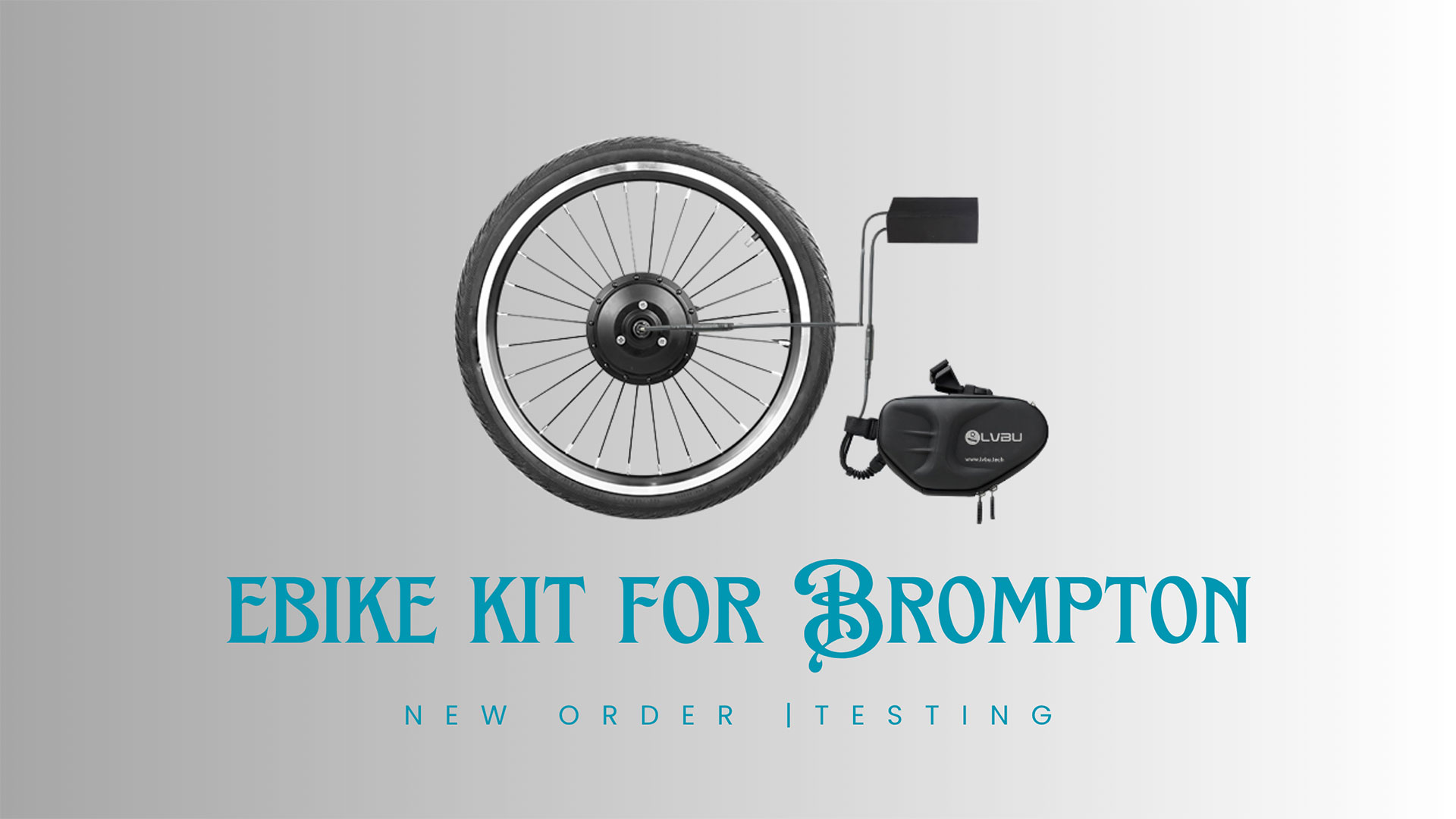 New UK Order: Brompton E-Bike Conversion Kit