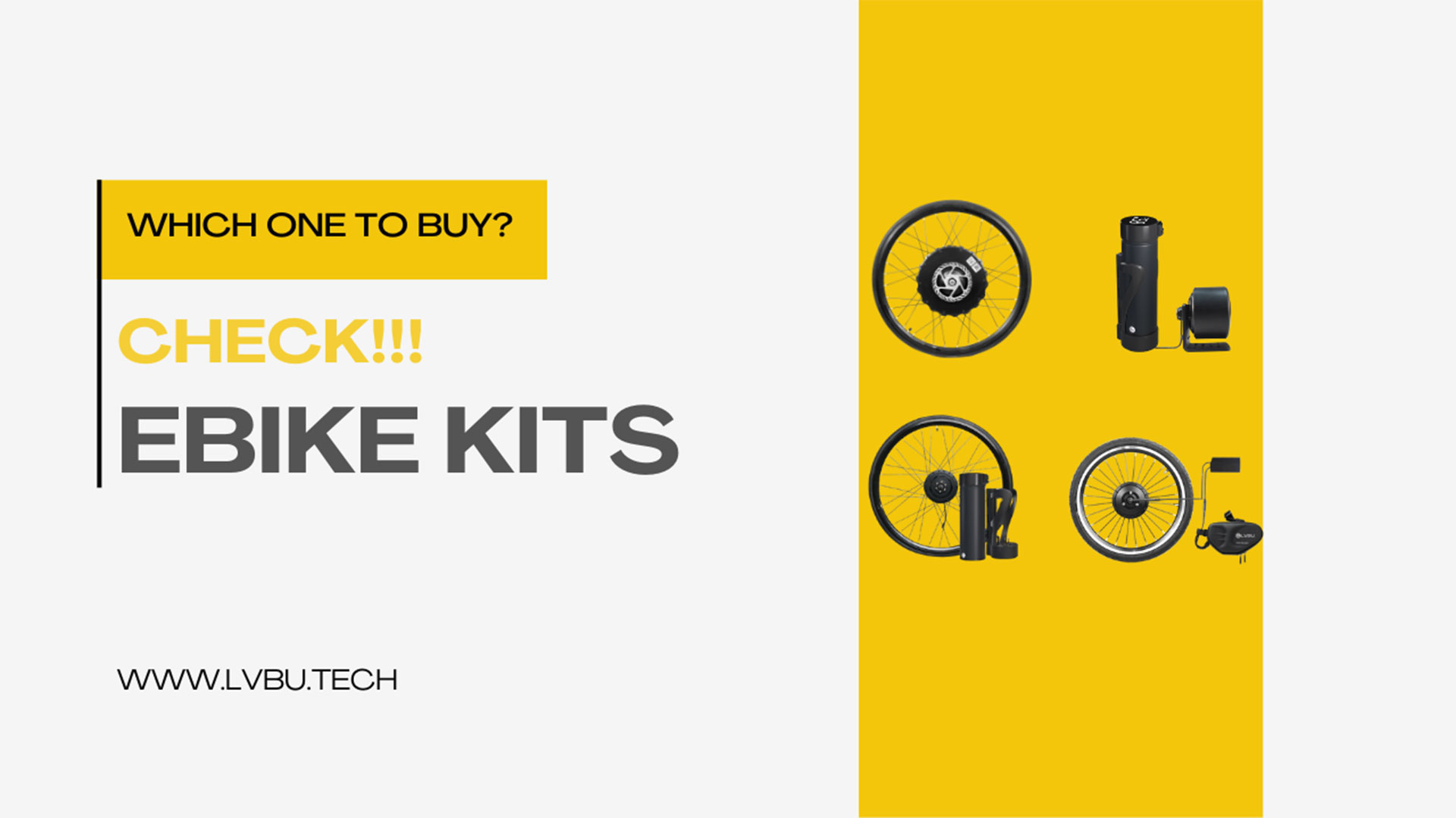 Which Ebike Conversion Kit to Buy? Different Designs Compared