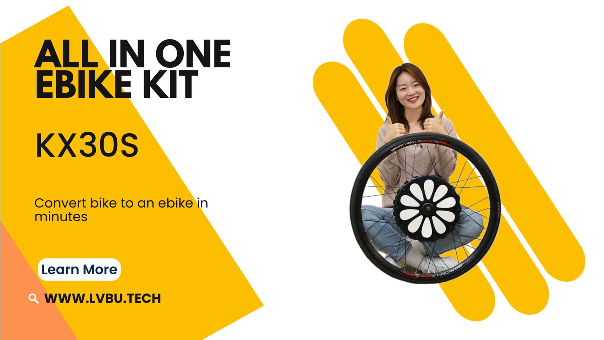 Transform Your Bike into an Electric Bike in Minutes! KX30S Wireless E-Bike Kit