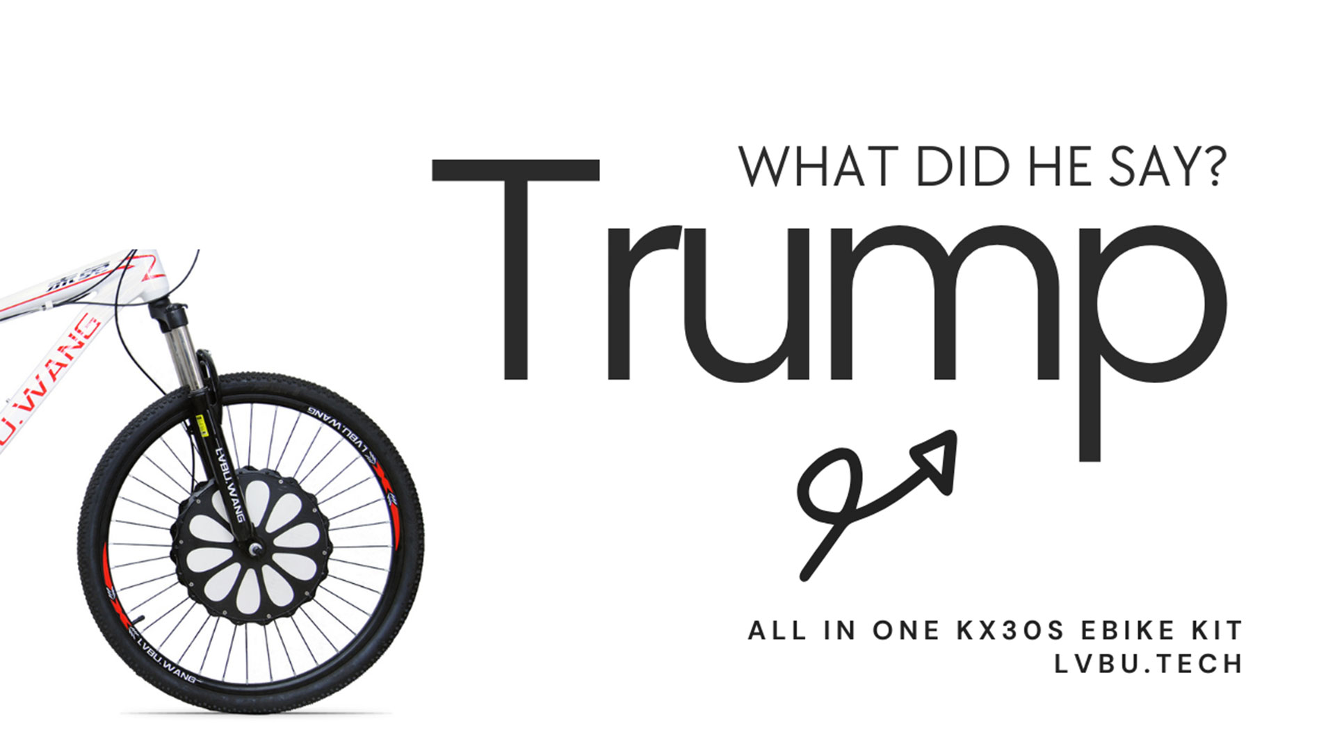 When Trump Hears the Sound of This E Bike Conversion Kit Motor