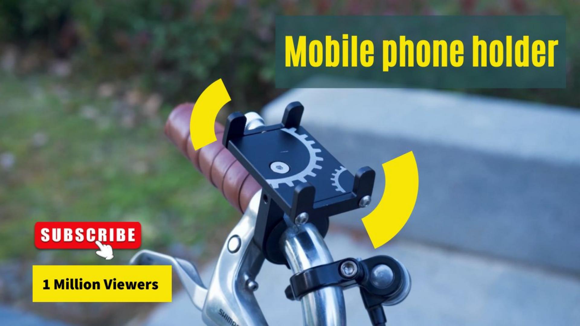 How to install a phone holder on your bike?