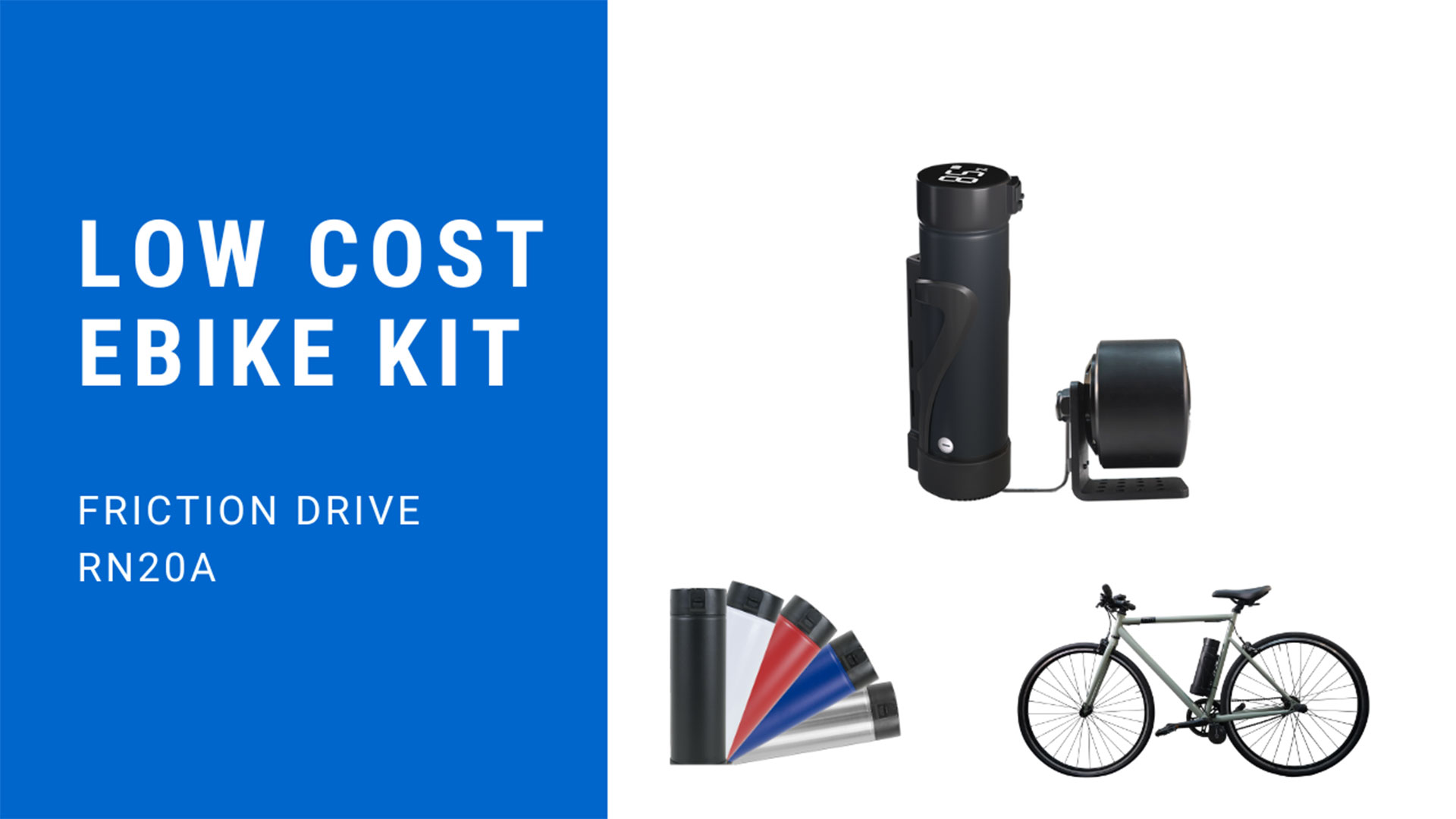 Low Cost E-Bike Conversion | Friction Wheel Kit Setup & Start