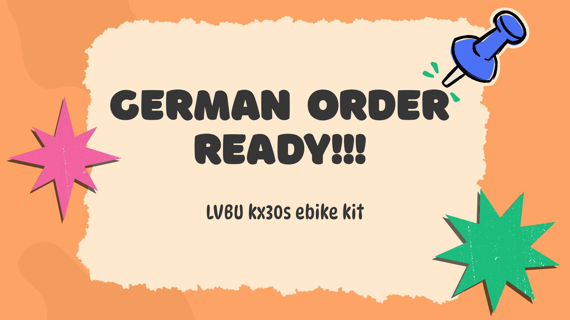 German Order Ready! Lvbu Easy-Fit All-in-One Electric Bike Conversion Kit for 16″–29″ Bikes