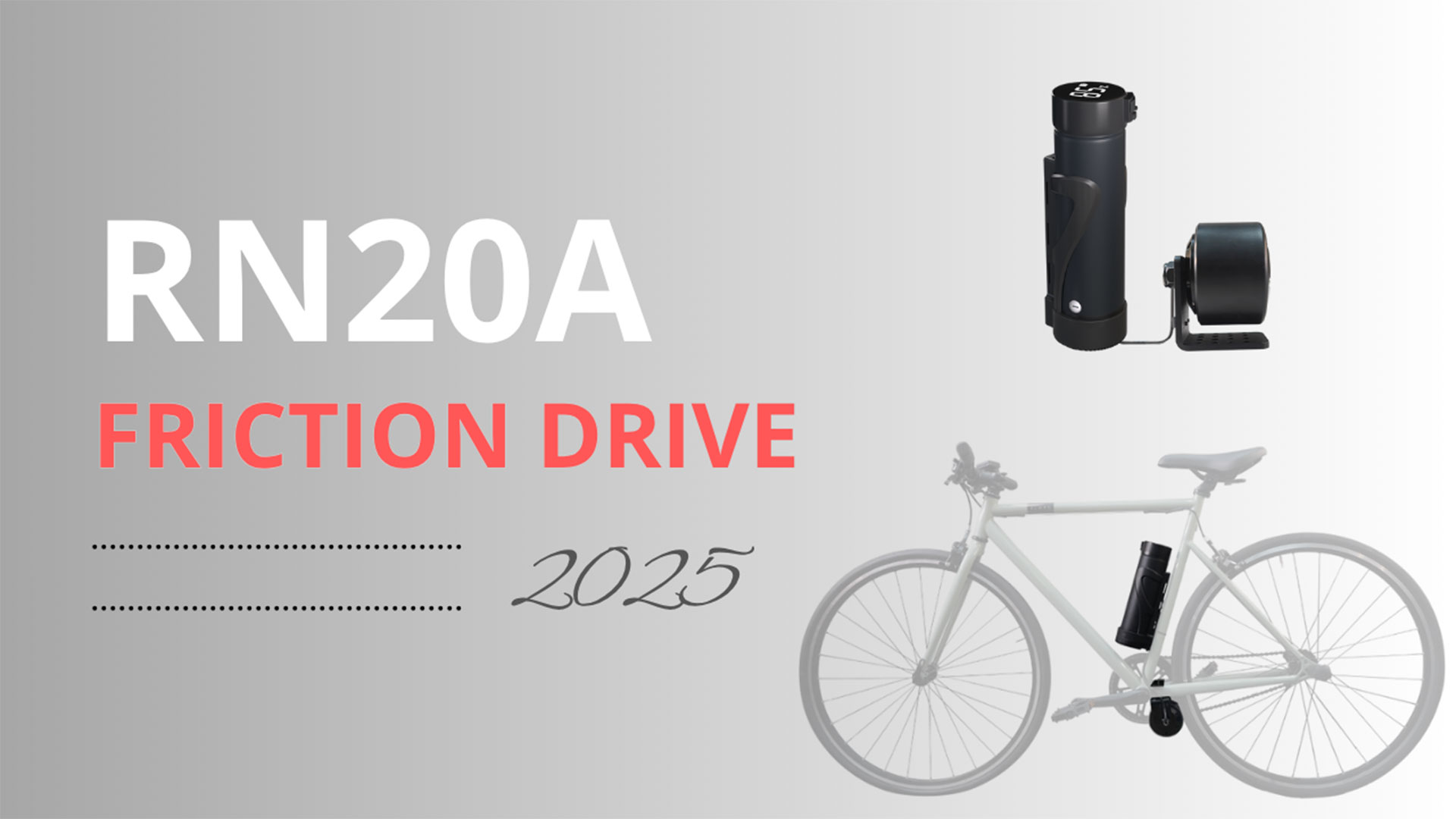 Turn Your Bike Electric for Cheap! RN20A Friction Drive + 6AH Battery + Smart Pedal Assist!