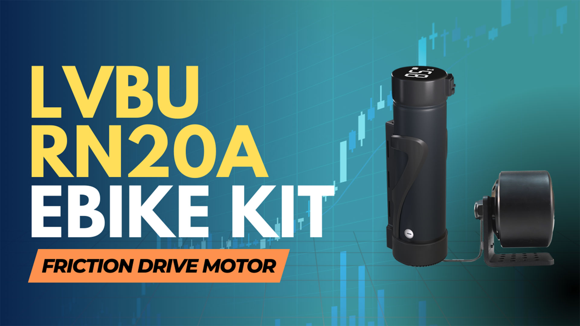 Budget-Friendly RN20A Friction Drive E Bike Kit - Lightweight & Powerful