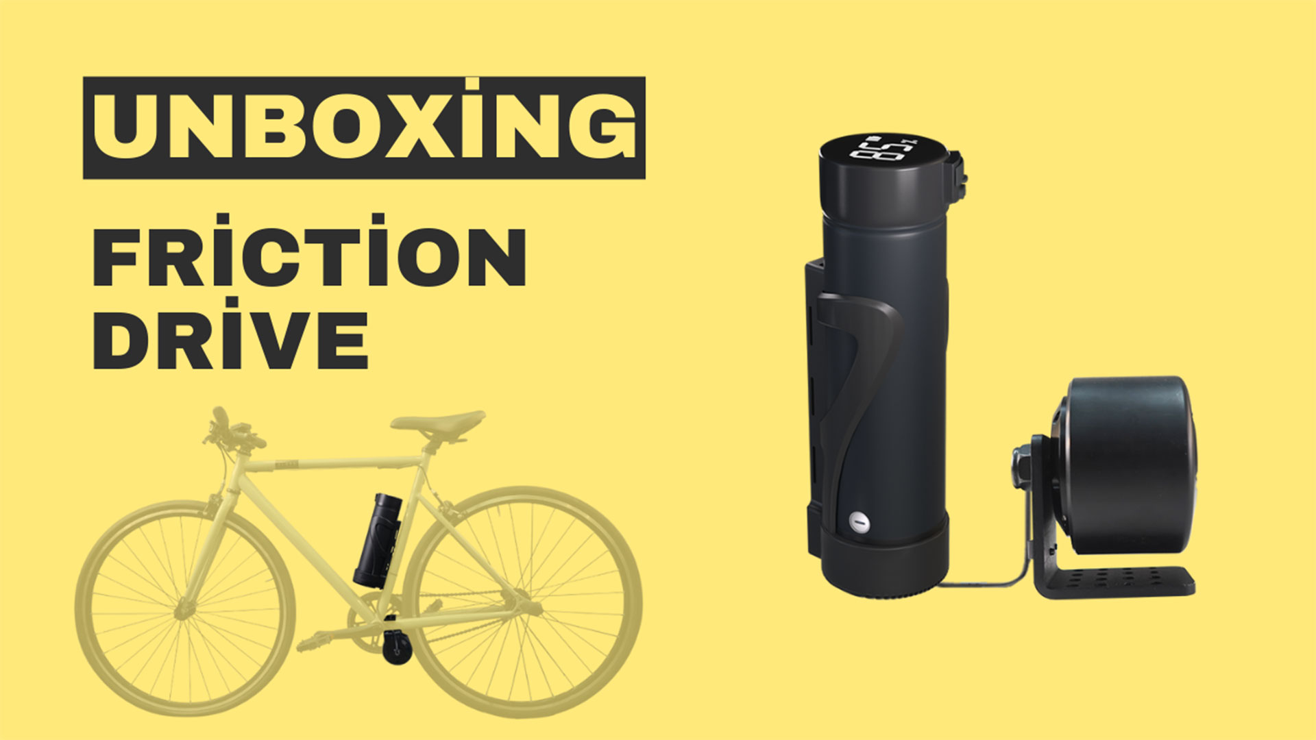 Unboxing the Hot Selling LVBU RN20A Friction Drive E Bike Kit