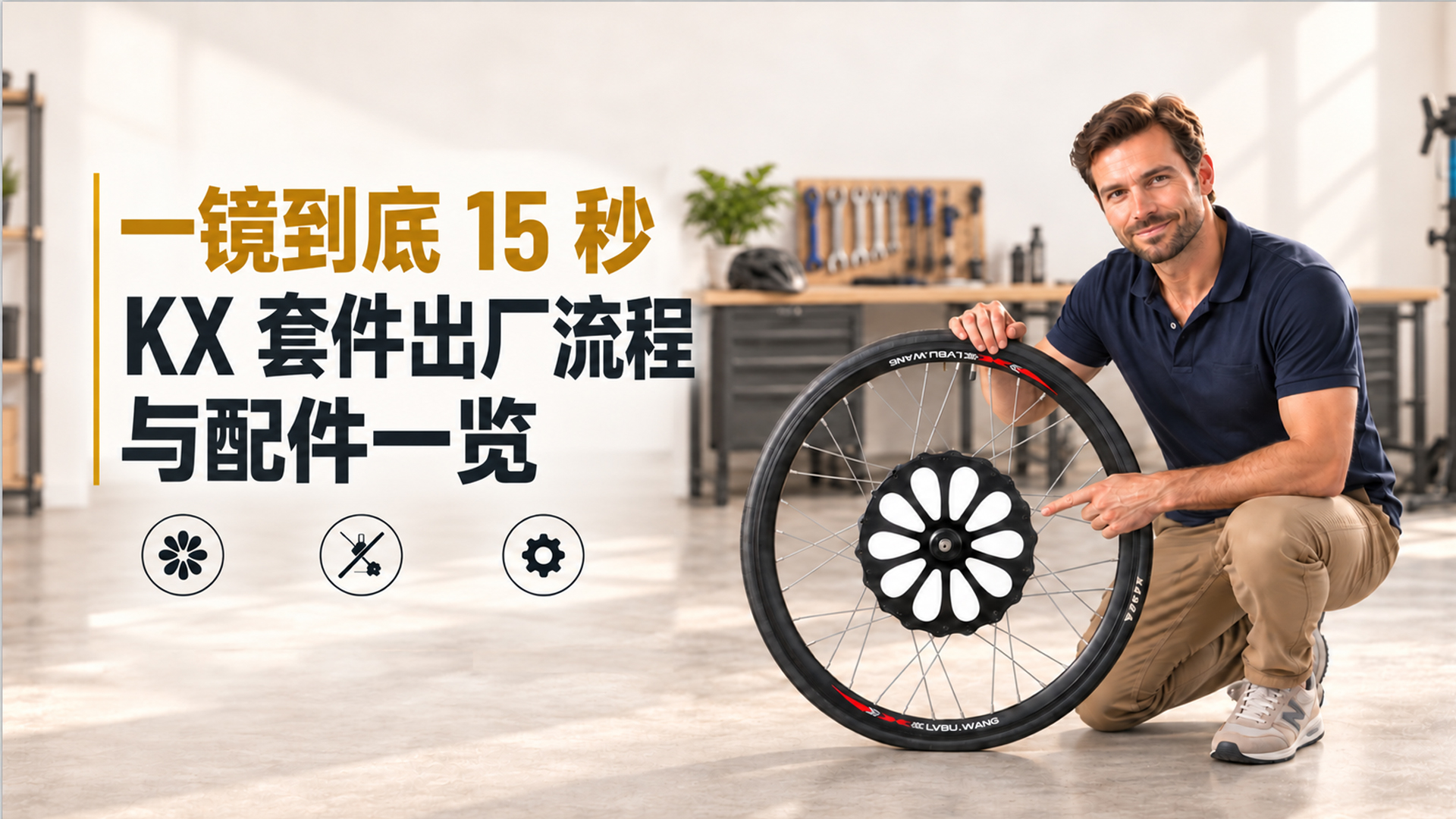 一镜到底 15 秒KX 套件出厂流程与配件一览